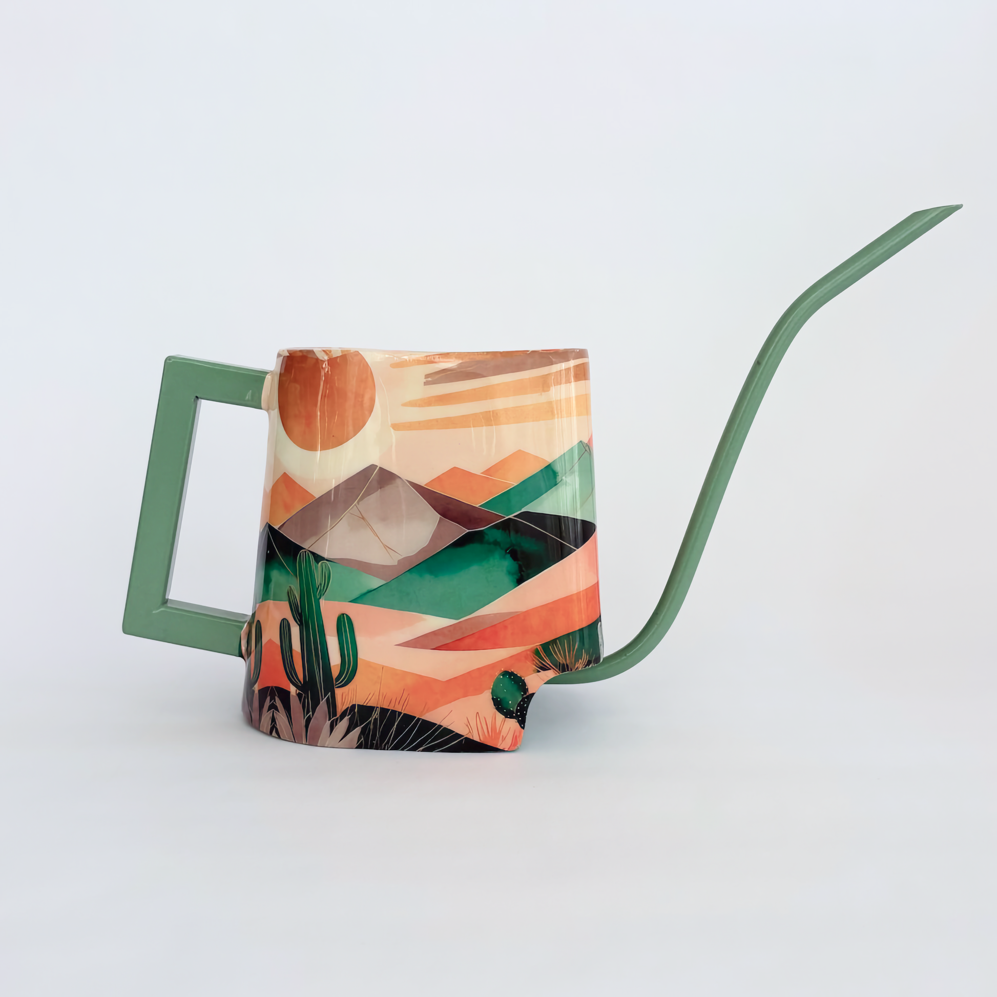 calypso self-watering planter with trellis and wheels various colors Ros Desert Decorative Watering Can | 1.5L